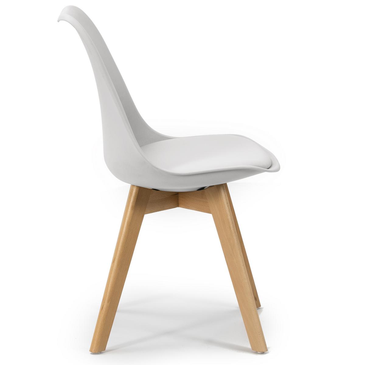 STUHL 2er-Set Klara Weiß - Weiß, Holz/Kunststoff (49/82/53cm) - VS Venta-stock
