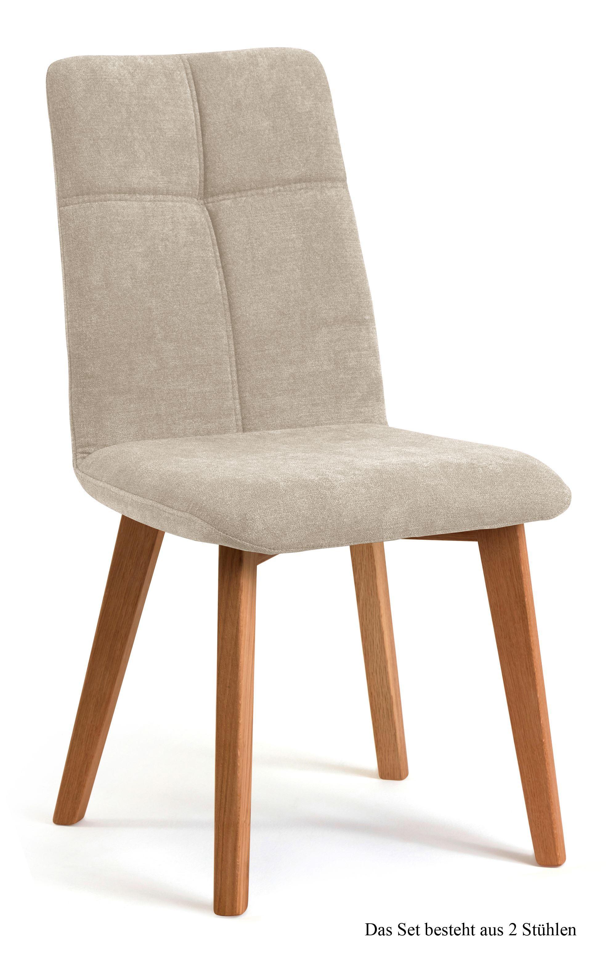 ESSZIMMERSTUHL (2er-Set) Dillian 47x92x60 Eiche geölt/Natur - Eichefarben/Naturfarben, Kunststoff (60/92/47cm) - 58aufmkessel