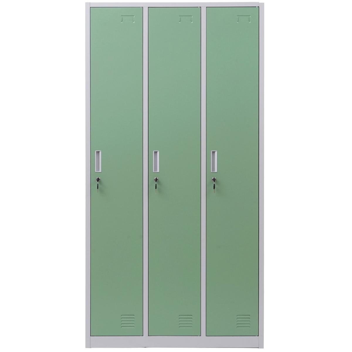 SCHLIESSFACH Green - Grün, Metall (90/180/50cm) - MCW