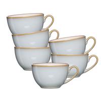 KAFFEETASSEN Portofino grau 220 ml 6er Set - Grau, Keramik (0.22L) - Ritzenhoff Breker