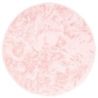 FELLTEPPICH LUXUS SUPER SOFT PLUSH RUND - Rosa, Textil (80/80cm) - Pergamon