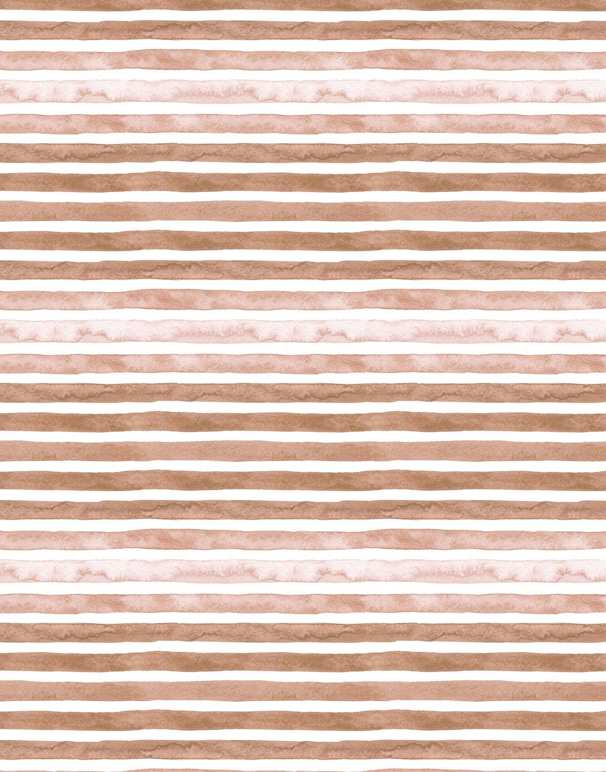 VERDUNKELUNGSROLLO 110x140 cm Braun bemalte Streifen - Braun, Textil (110/140cm) - TULUP