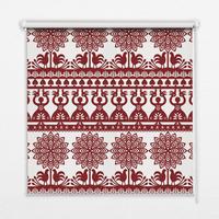 INNENROLLO - Fensterrollo - Rollo - 130x140 cm - Braunes Muster - Braun, Kunststoff (130/140/0.5cm) - TULUP