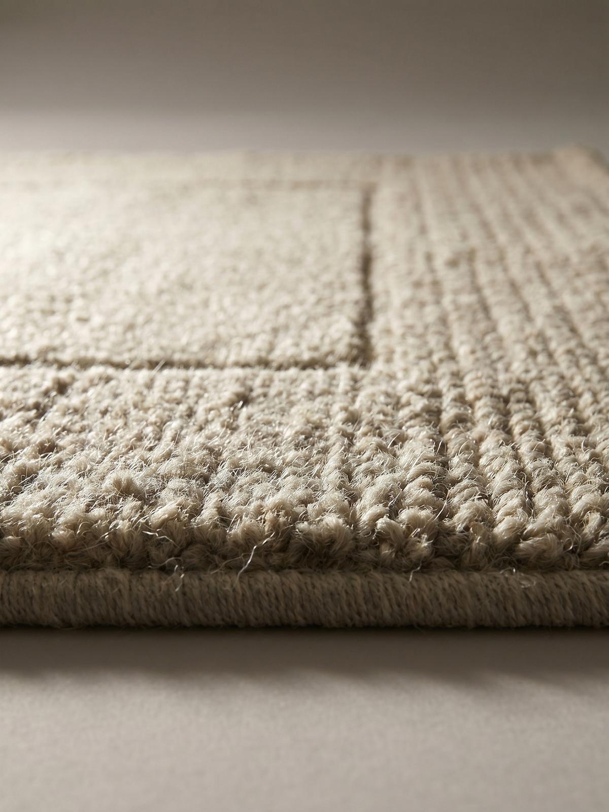 WOLLTEPPICH MOLE, einfarbig, Natur, 60 x 230 cm - Beige, Textil (230/60cm) - KADIMA DESIGN
