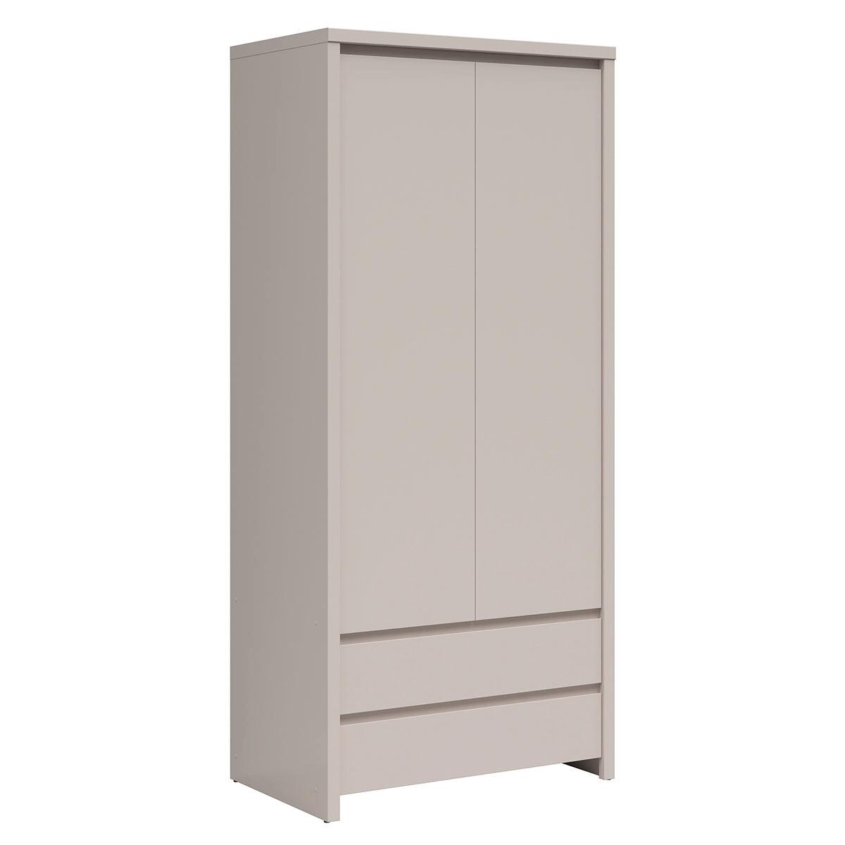 SCHRANK 2 Türen Soren Kaschmir - Beige, Holzwerkstoff (90/200.5/55.5cm) - Petits-meubles