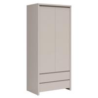 SCHRANK 2 Türen Soren Kaschmir - Beige, Holzwerkstoff (90/200.5/55.5cm) - Petits-meubles