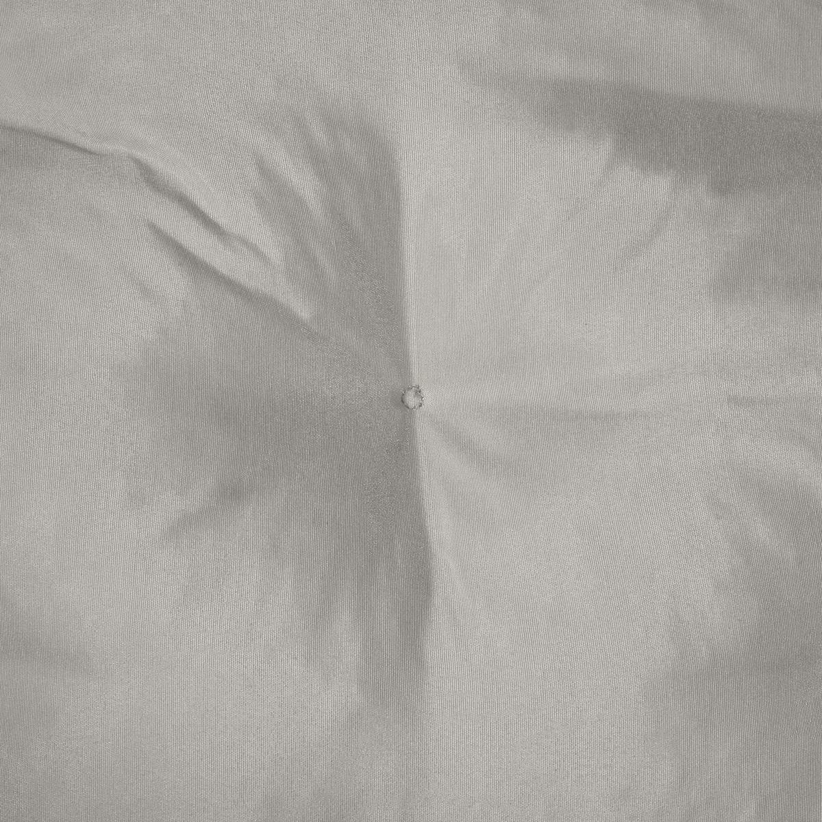 NIEDERLEHNERAUFLAGE Flair NL 100/50/8cm Hellgrau - Hellgrau, Textil (50/8/100cm) - Beautissu 