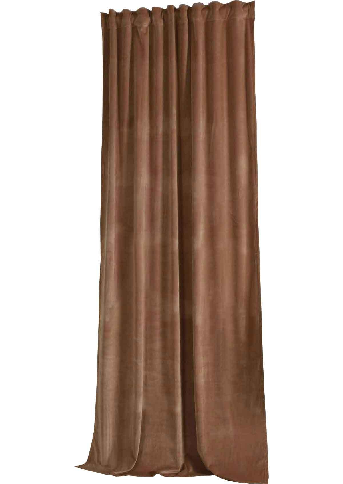 VORHANG MILANO HxB 280x135 cm Braun - Braun, Textil (135/280cm) - Gardinenbox