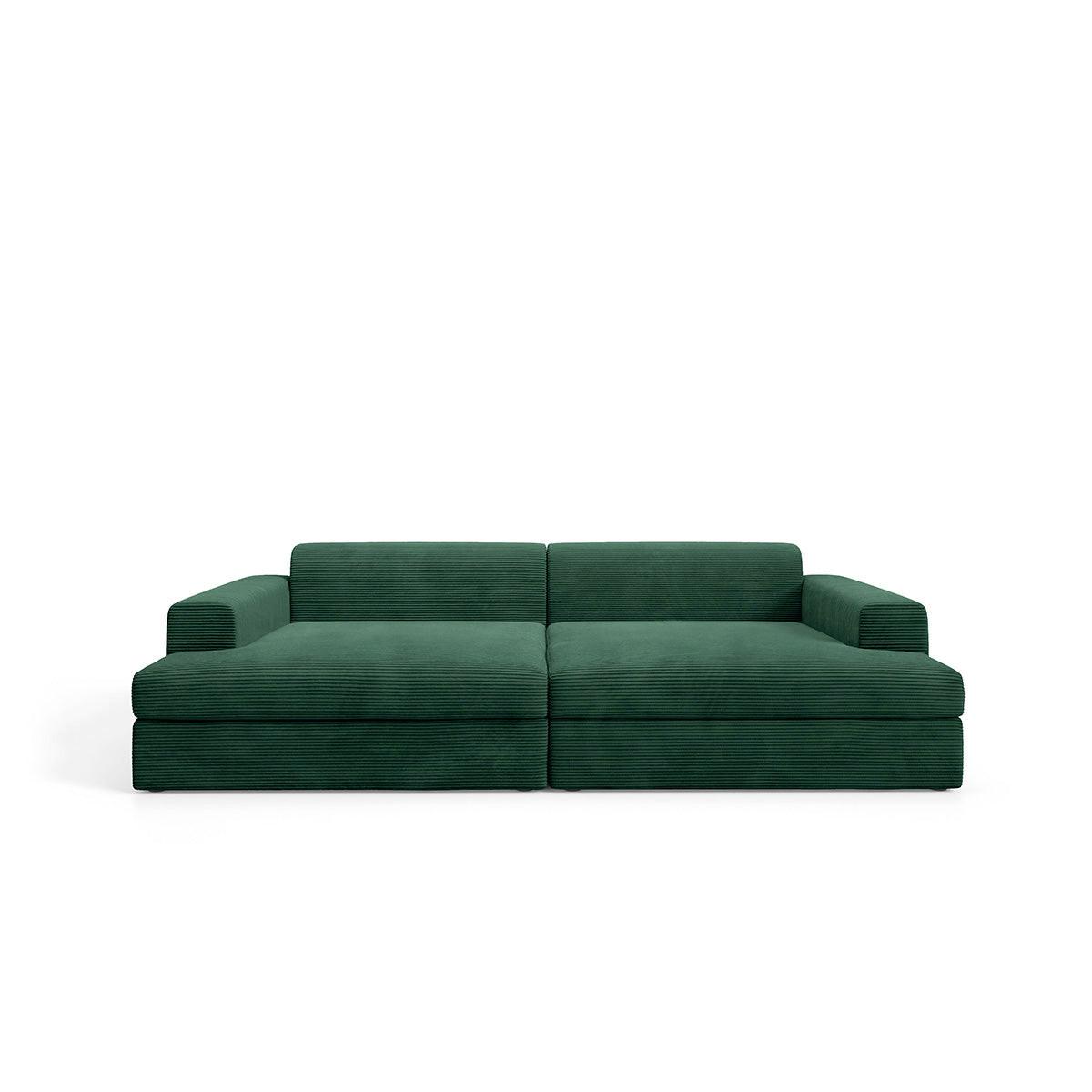 SOFA Paola 3 Sitzplätze Tannengrün - Waldgrün, Holz (272/86/167cm) - Petits-meubles