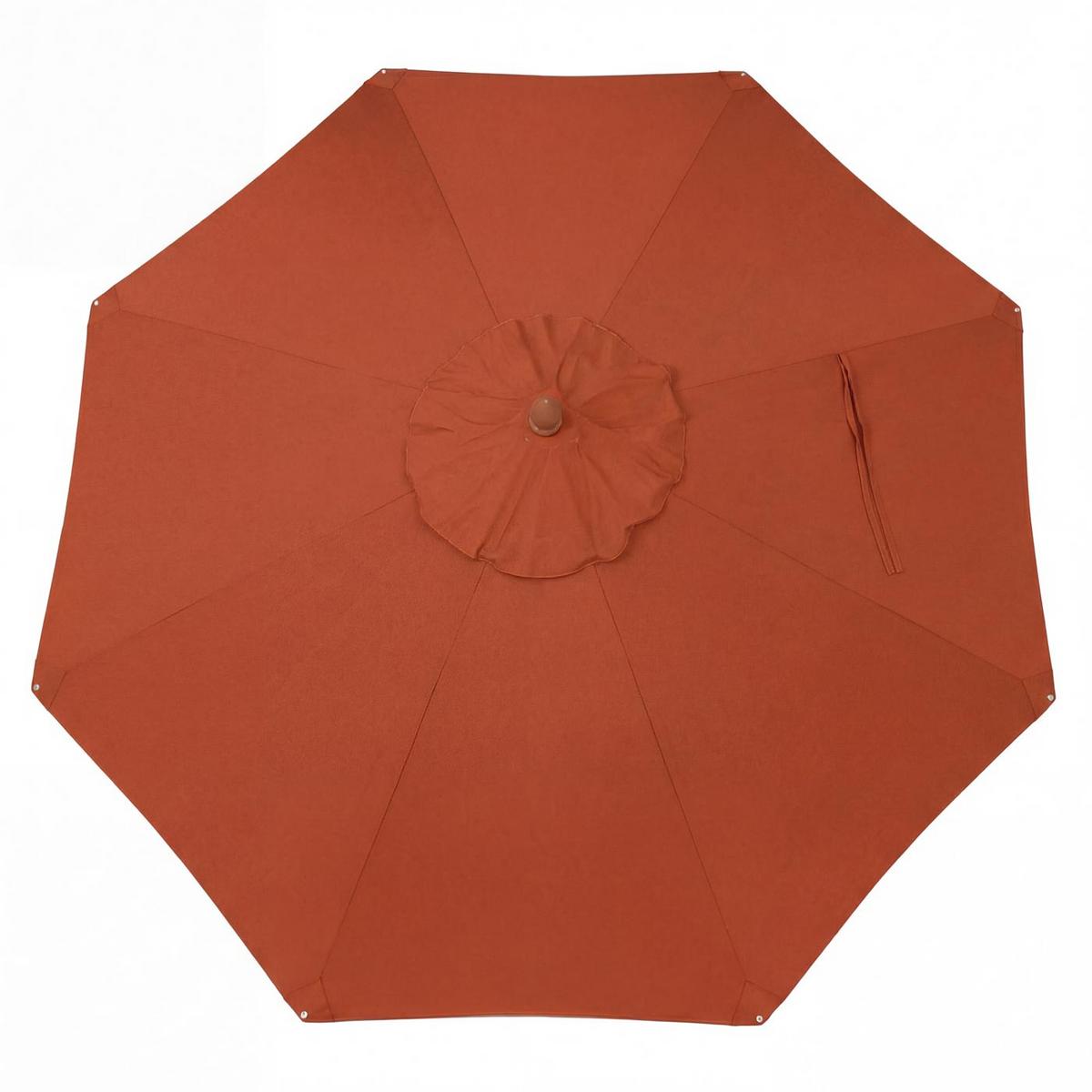 SCHIRMBEZUG C57B Orange - Orange, Textil (400/400cm) - MCW