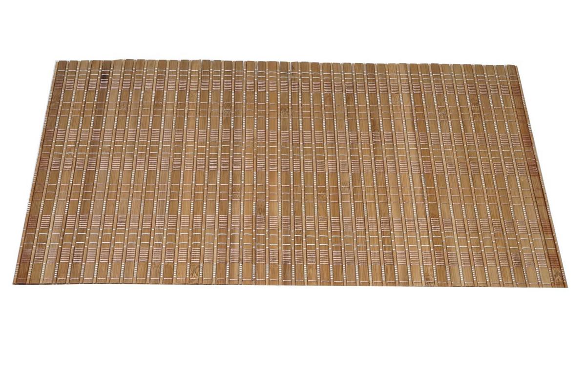 TISCHSET rechteckig Dunkelbraun 6er-Set - Dunkelbraun, Holz (30/45cm) - MCW