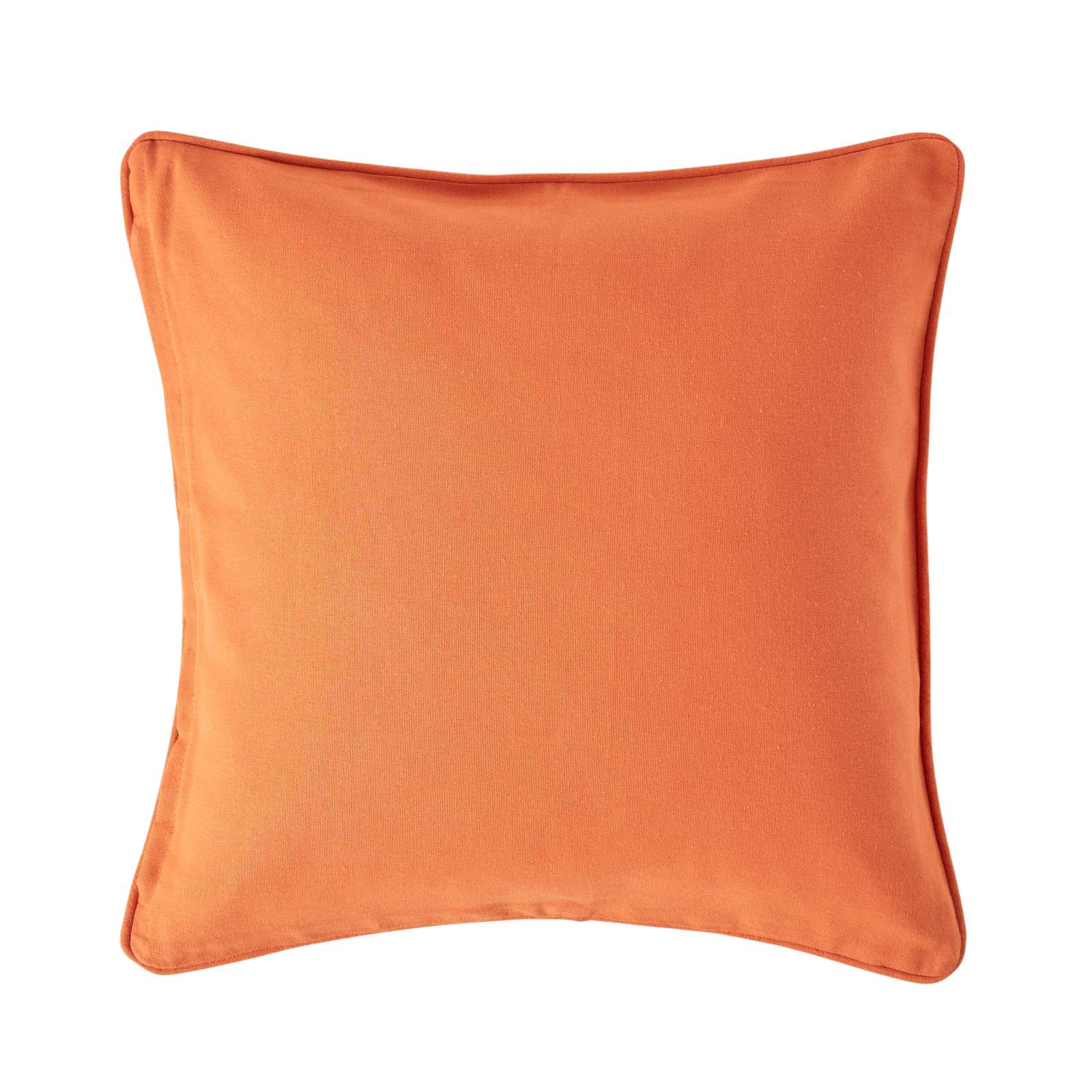 KISSENHÜLLE terracotta 60/60 cm, 100% Baumwolle - Terracotta, Textil (60/60cm) - Homescapes