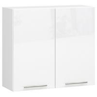HÄNGESCHRANK Weiß, Weiß Glanz 72/80/30 - Weiß, Holzwerkstoff (80/72/30cm) - RAUMHIRSCH FURNITURE