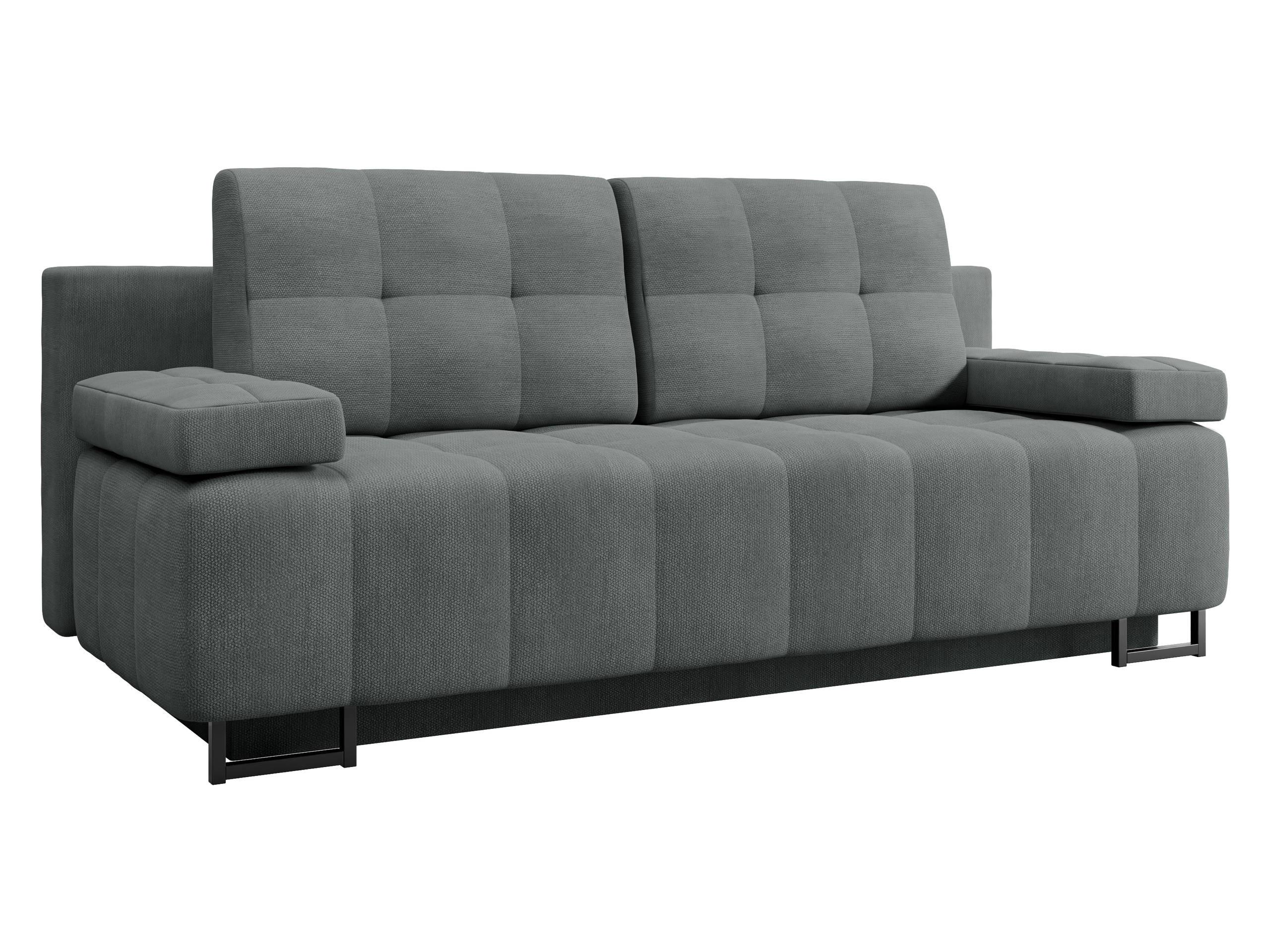 SCHLAFSOFA Morena D - Greige/Schwarz, Holz/Textil (200/90/90cm) - MIRJAN24