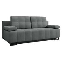 SCHLAFSOFA Morena D - Greige/Schwarz, Holz/Textil (200/90/90cm) - MIRJAN24