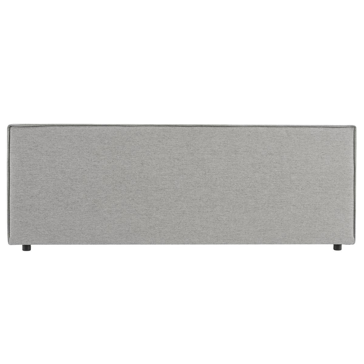 KOPFTEIL KLAO 160x190 cm grau - Grau, Textil (161/59/6cm) - IDIMEX