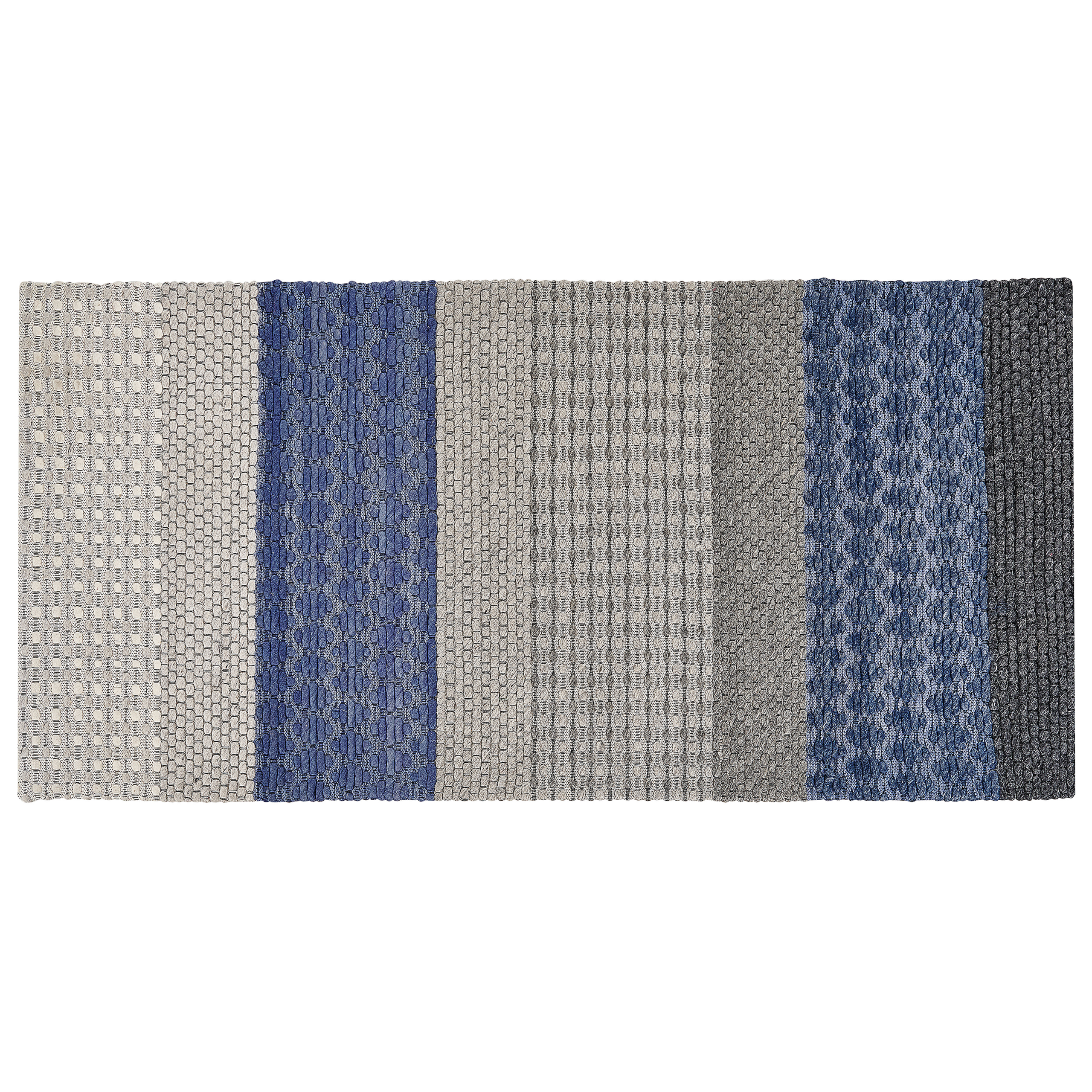 KURZFLOR-TEPPICH Akkaya 150/80 cm - Multicolor, Textil (80/150cm) - Beliani