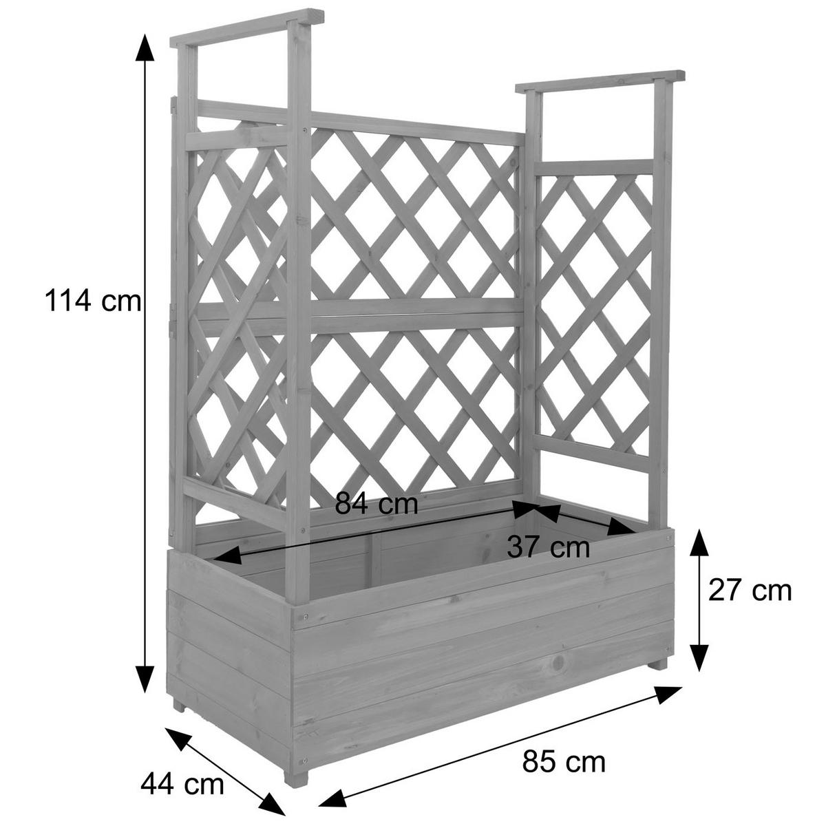HOCHBEET Braun - Braun, Holz (85/114/44cm) - MCW