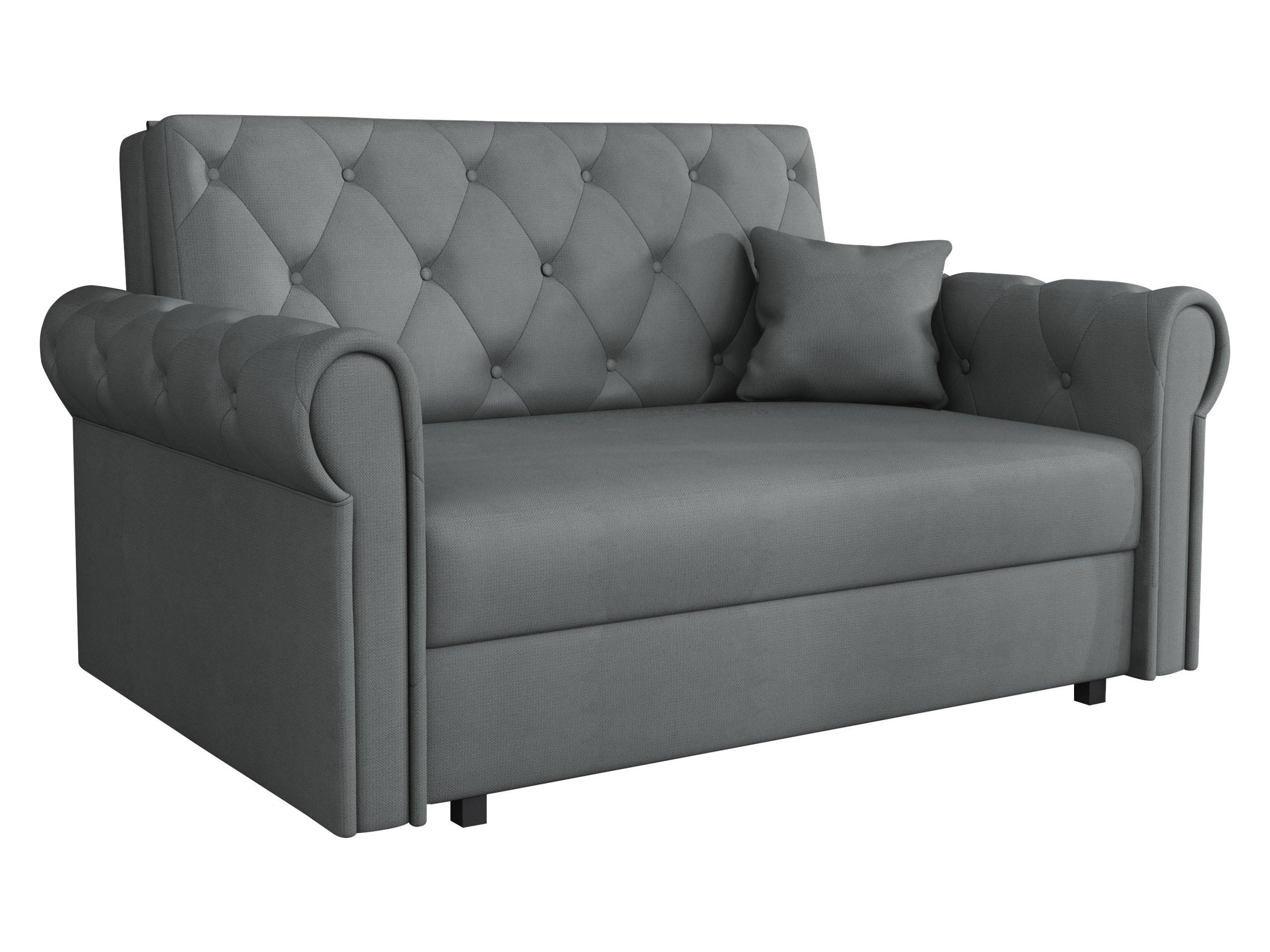 SCHLAFSOFA Viva Roma II - Graphitfarben/Schwarz, Holz/Textil (148/85/98cm) - MIRJAN24