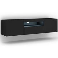 TV-MÖBEL Aurus Schwarz - Schwarz, Holzwerkstoff (150/36/37cm) - Petits-meubles