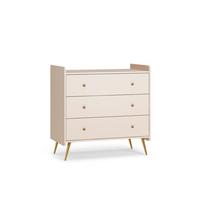 KINDERKOMMODE Lunea Kaschmir - Beige, Holzwerkstoff (90/48/92cm) - Petits-meubles