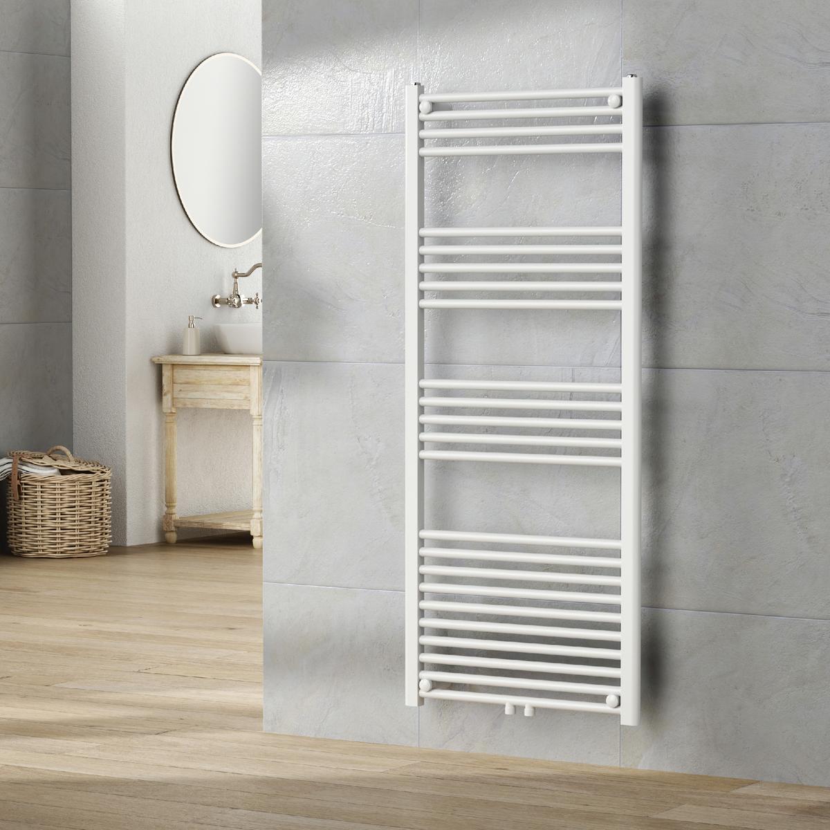 HANDTUCHHEIZKÖRPER Voss I. - Weiß, Metall (60/140/3cm) - [neu.haus]