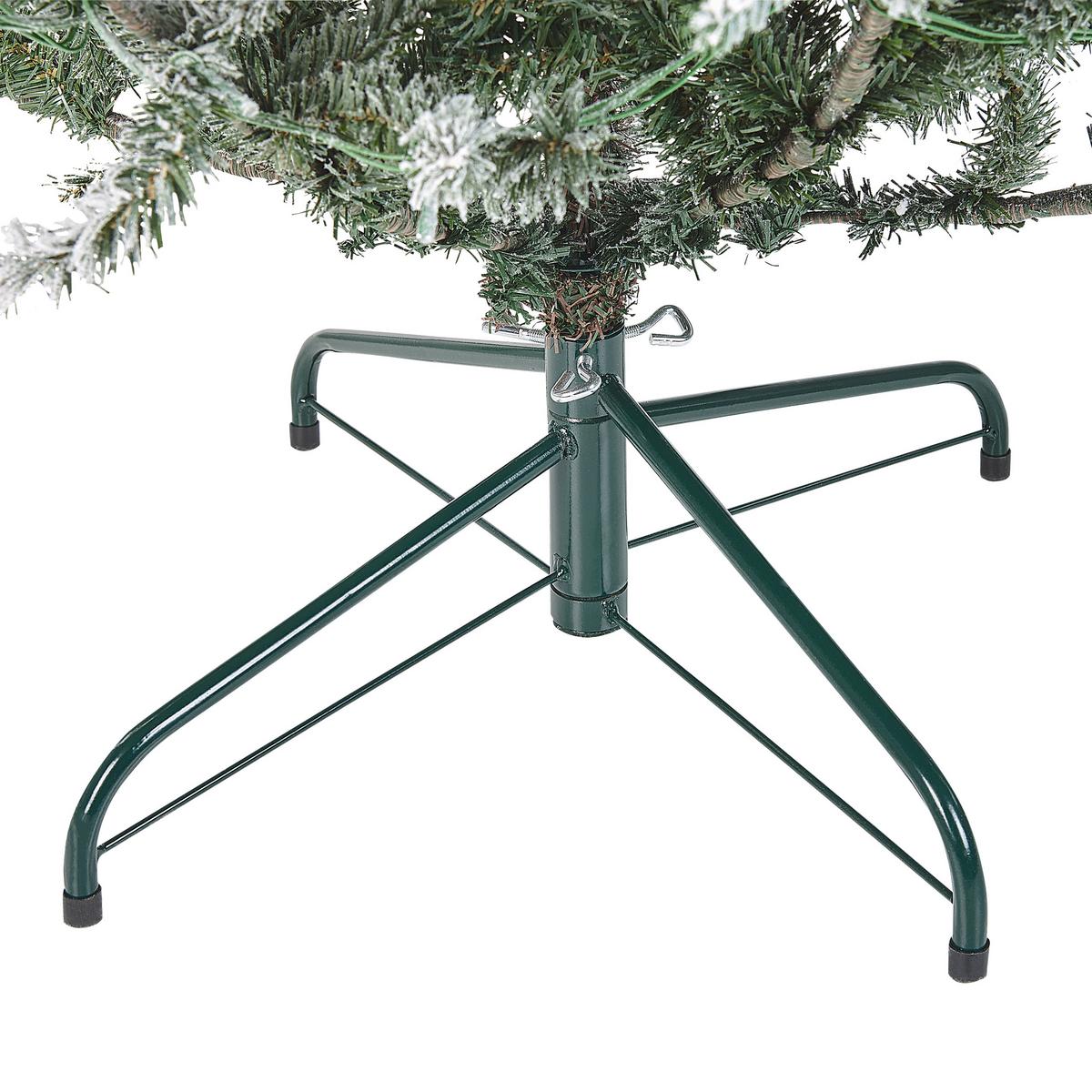 WEIHNACHTSBAUM 180 cm Weiß Brisco - Weiß, Kunststoff (180cm) - Beliani