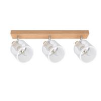 DECKENSTRAHLER Gisela 3-flammig 42/10/14 cm - Weiß, Metall (42/10/14cm) - Nettlife