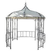 PERGOLA CABRERA Cremeweiß - Weiß, Metall (296/330/293cm) - MCW