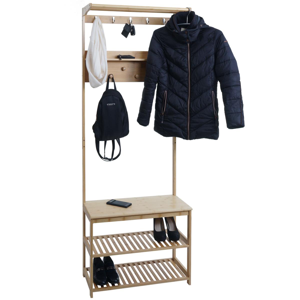 STANDGARDEROBE Braun - Braun, Holz (70/170/31cm) - MCW