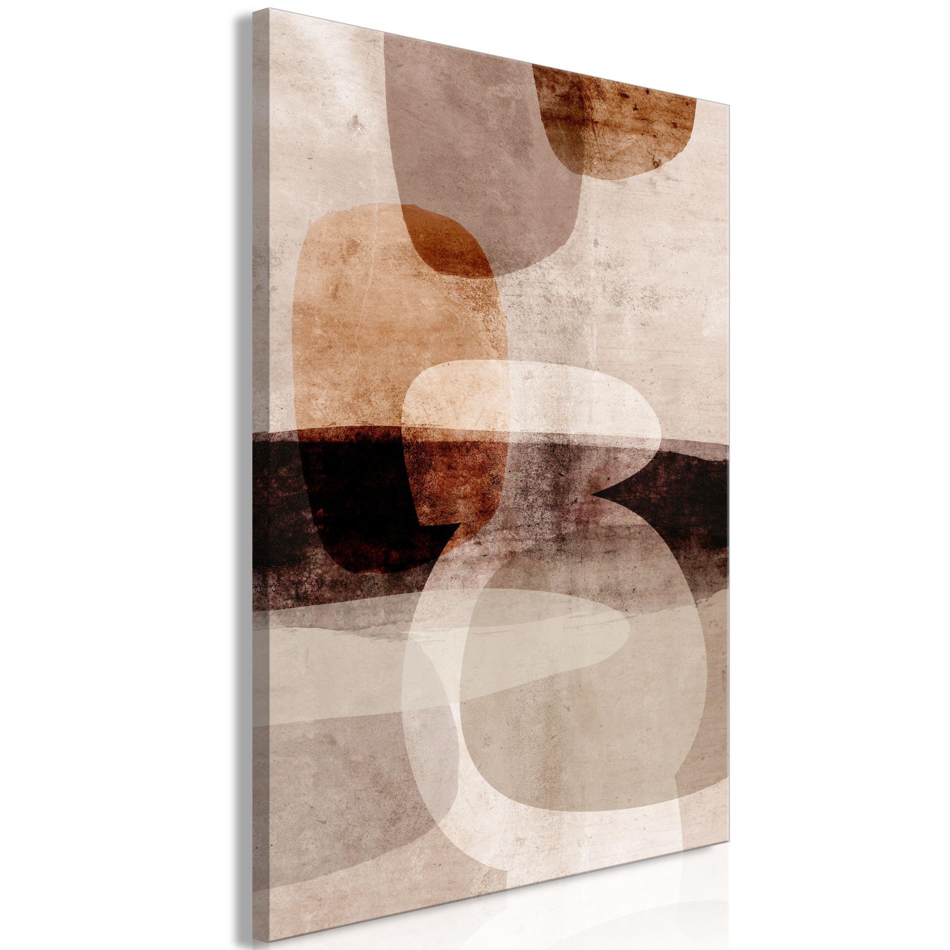 KUNSTDRUCK Braun 80/120 cm - Braun, Textil (80/120cm) - KUNSTLOFT