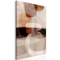 KUNSTDRUCK Braun 80/120 cm - Braun, Textil (80/120cm) - KUNSTLOFT