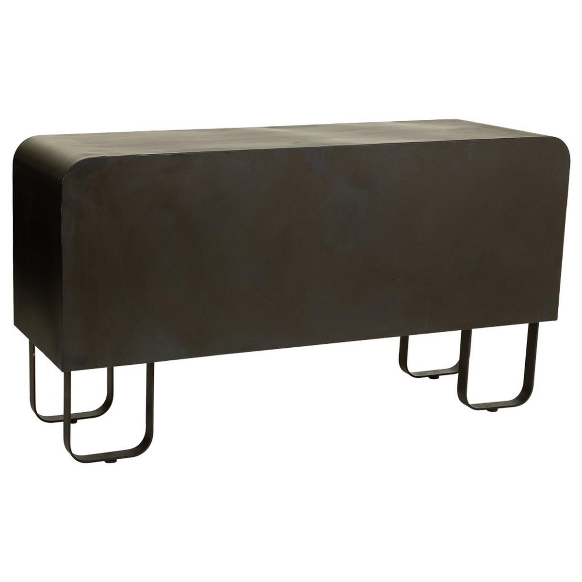 ANRICHTE aus Holz und Metall 145x47x76 cm - Braun, Metall (145/76/47cm) - Wanderlust