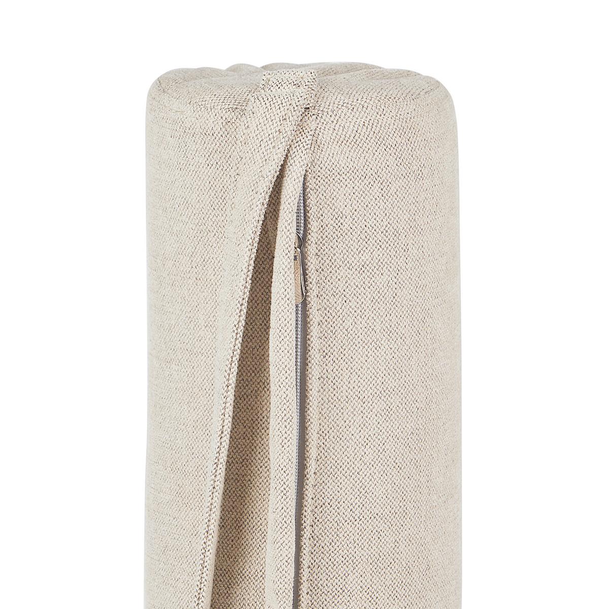 CHAISELONGUE Stoff Beige Mauriac - Beige, Textil (74/40/180cm) - Beliani