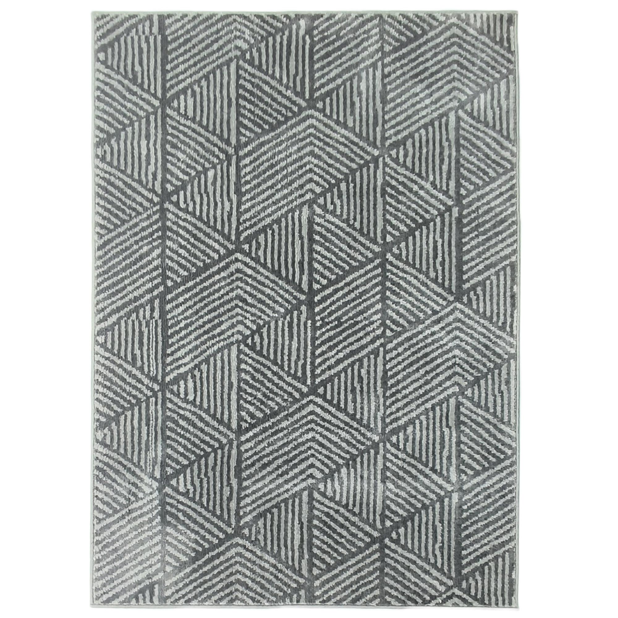 TEPPICH Polypropylen Dunkelgrau - Dunkelgrau, Kunststoff (80/150cm) - HOMCOM