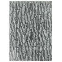 TEPPICH Polypropylen Dunkelgrau - Dunkelgrau, Kunststoff (80/150cm) - HOMCOM