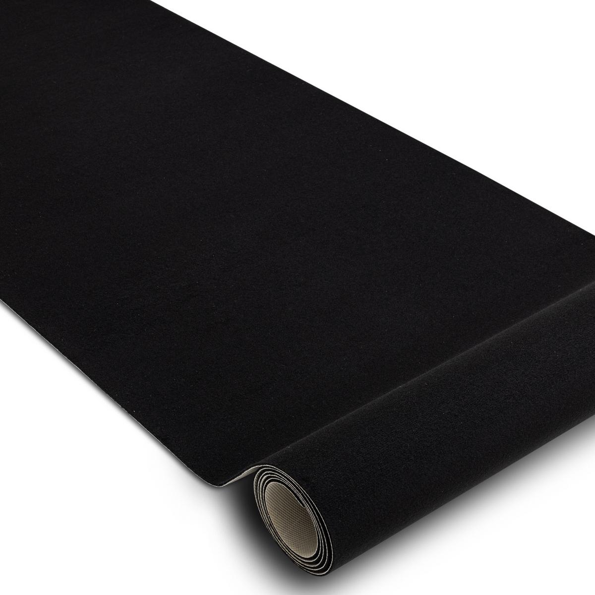 LÄUFER Antirutsch RUMBA 80/450 cm - Schwarz, Textil (80/450cm) - rugsX
