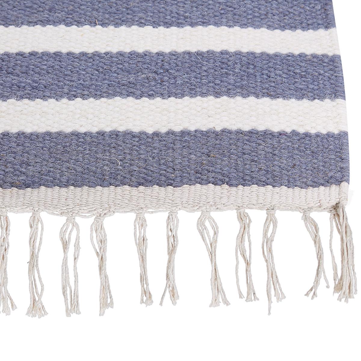 TEPPICH geflochten Engiz 200/140 cm - Multicolor, Textil (140/200cm) - Beliani