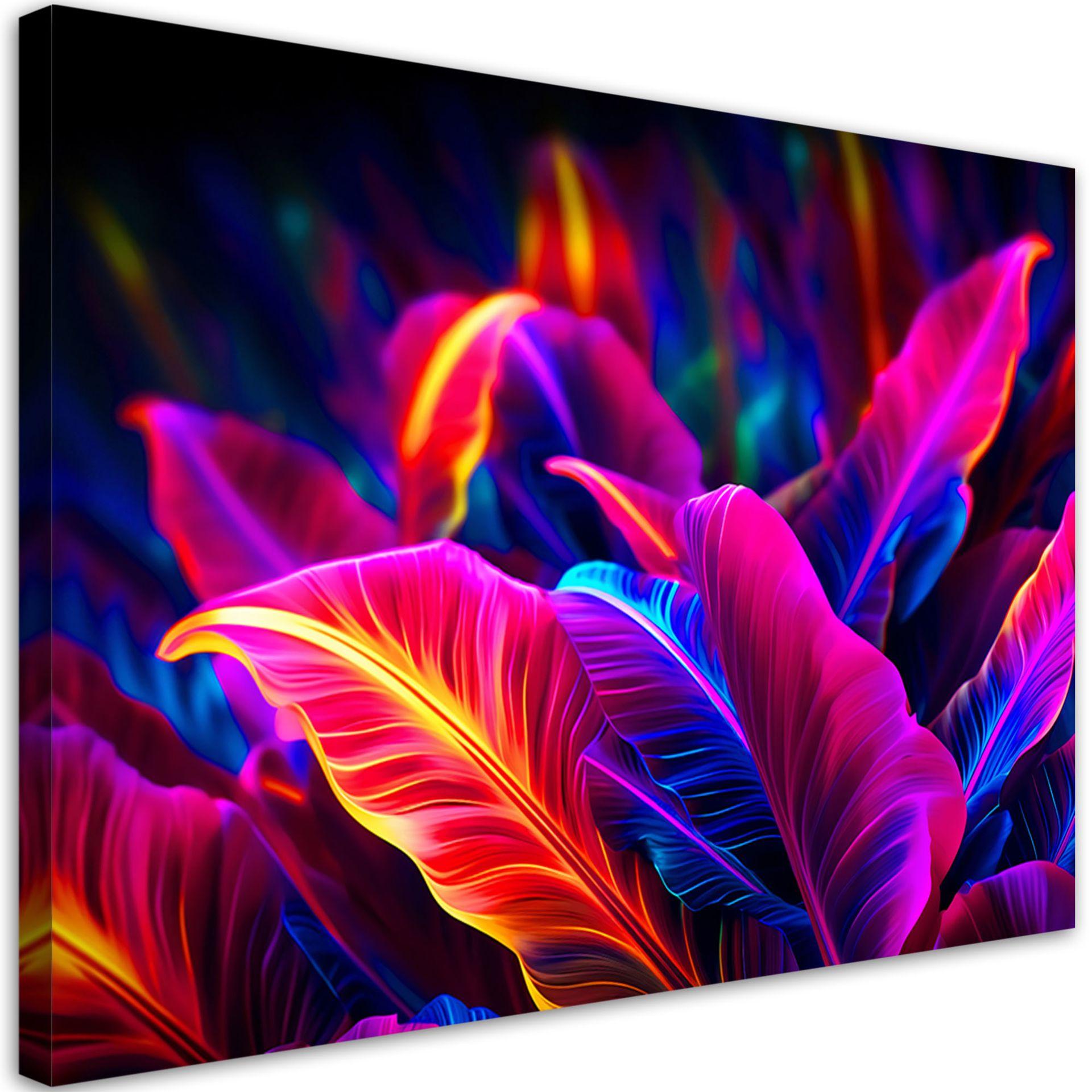 KUNSTDRUCK Bunt 90/60 cm - Multicolor, Textil (90/60cm) - KUNSTLOFT