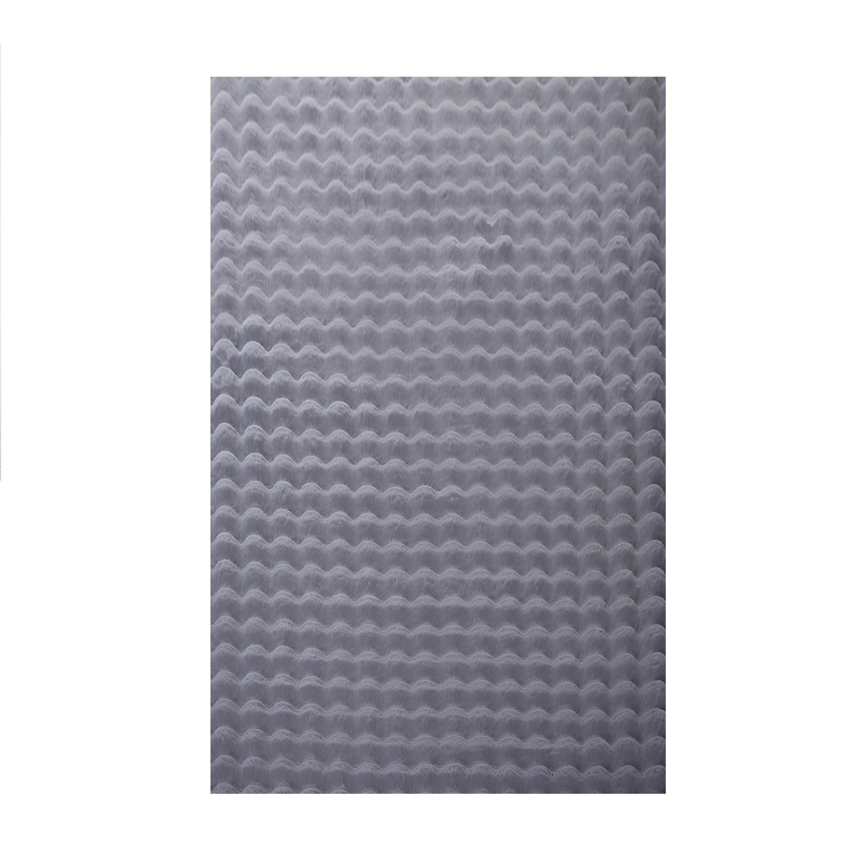 HOCHFLORTEPPICH Waschbar NAUDERS, einfarbig, Grau, 80 x 150 cm - Grau, Textil (150/80cm) - KADIMA DESIGN
