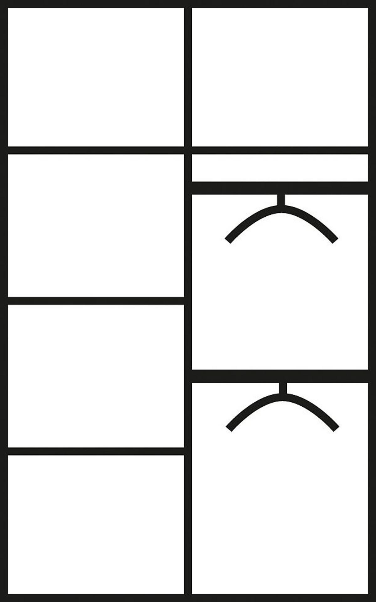 KINDERZIMMER Jugendzimmer Komplett-Set 5-tlg. Kleiderschrank Schreibtisch Bett 90x200 - Silberfarben/Weiß, Holz/Holzwerkstoff (203/180/123cm) - Parisot Meuble