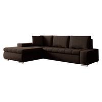ECKSOFA Orkan Mini Cord - Nussbaumfarben, Holz/Textil (265/185cm) - MIRJAN24