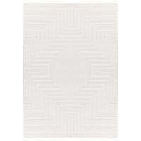 TEPPICH Kurzflor ILLER in Creme, mit 3D-Design, 140 x 200 cm - Beige, Textil (200/140cm) - KADIMA DESIGN