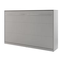 SCHRANKBETT Concept Pro II Horizontal - Grau, Holzwerkstoff (120/200cm) - MIRJAN24
