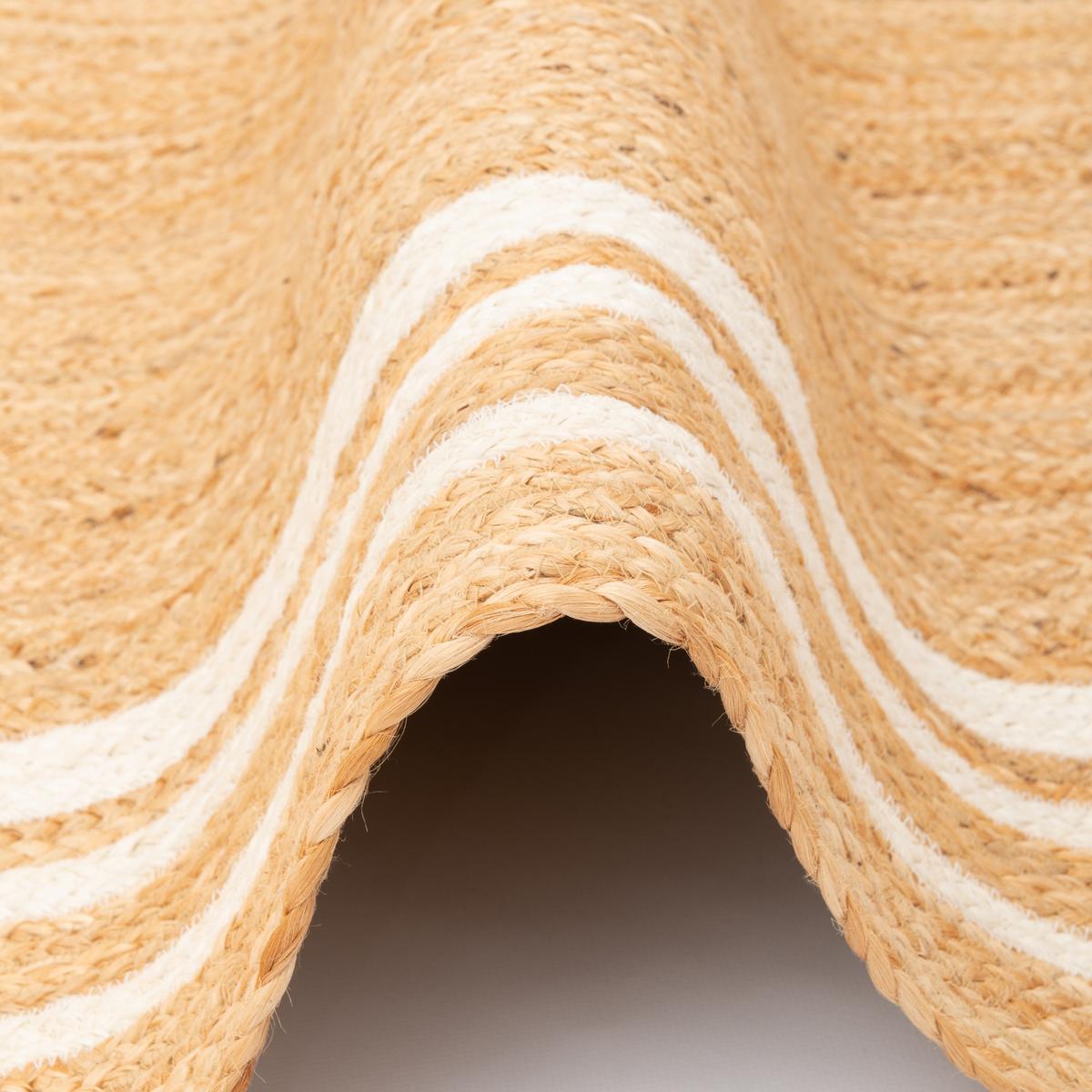 NATURFASER TEPPICH LÄUFER JUTE SALSA - Creme, Textil (80/150cm) - Pergamon