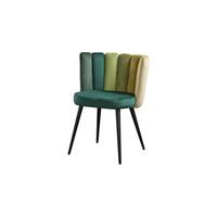 ESSZIMMERSTUHL JADA Grün Velvet - Grün, Kunststoff/Textil (59/86/55cm) - KAWOLA