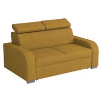 SOFA Oslo 2 - Gelb/Silberfarben, Holz/Kunststoff (170/85/100cm) - MIRJAN24