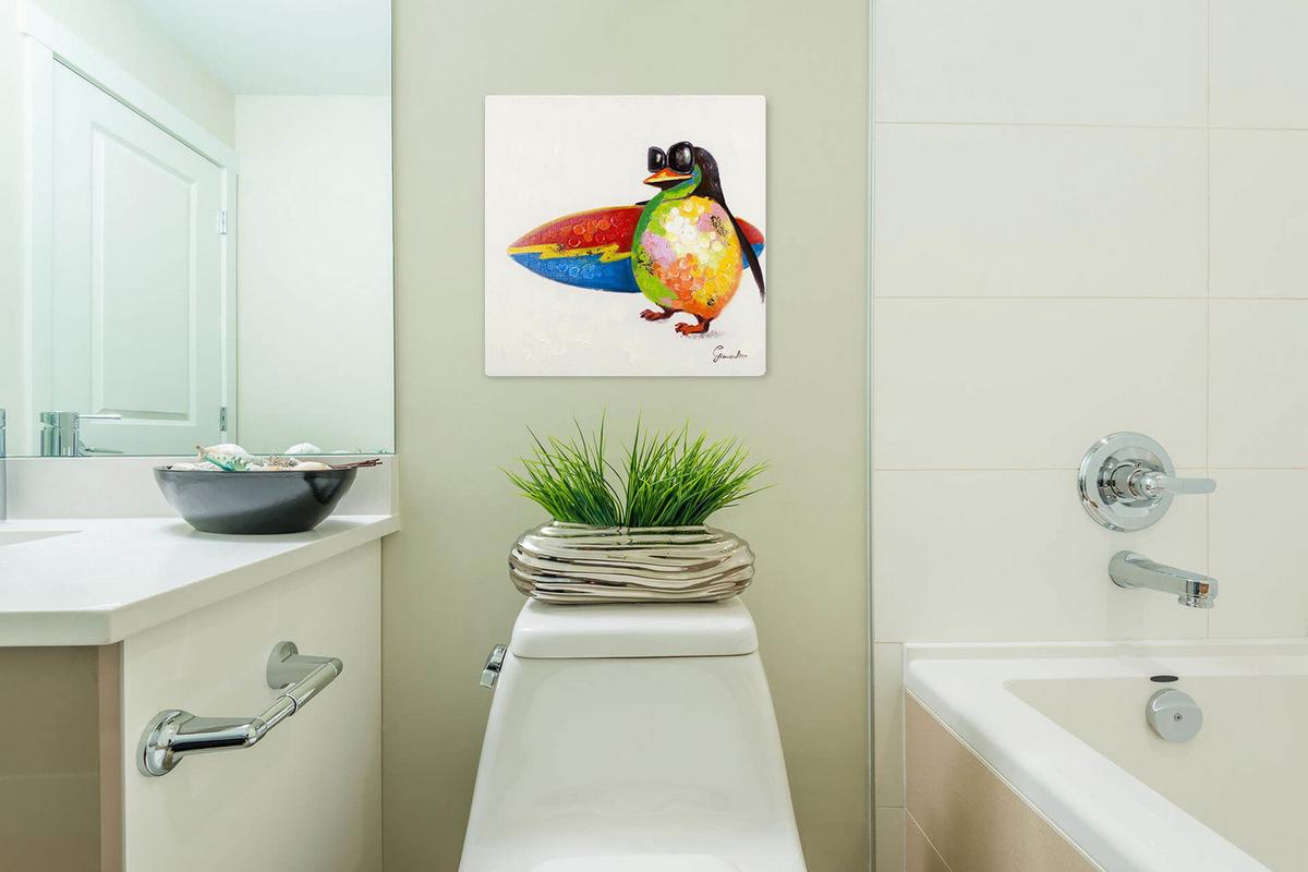 ÖLGEMÄLDE 50/50 cm - Multicolor, Holz/Textil (50/50cm) - KUNSTLOFT