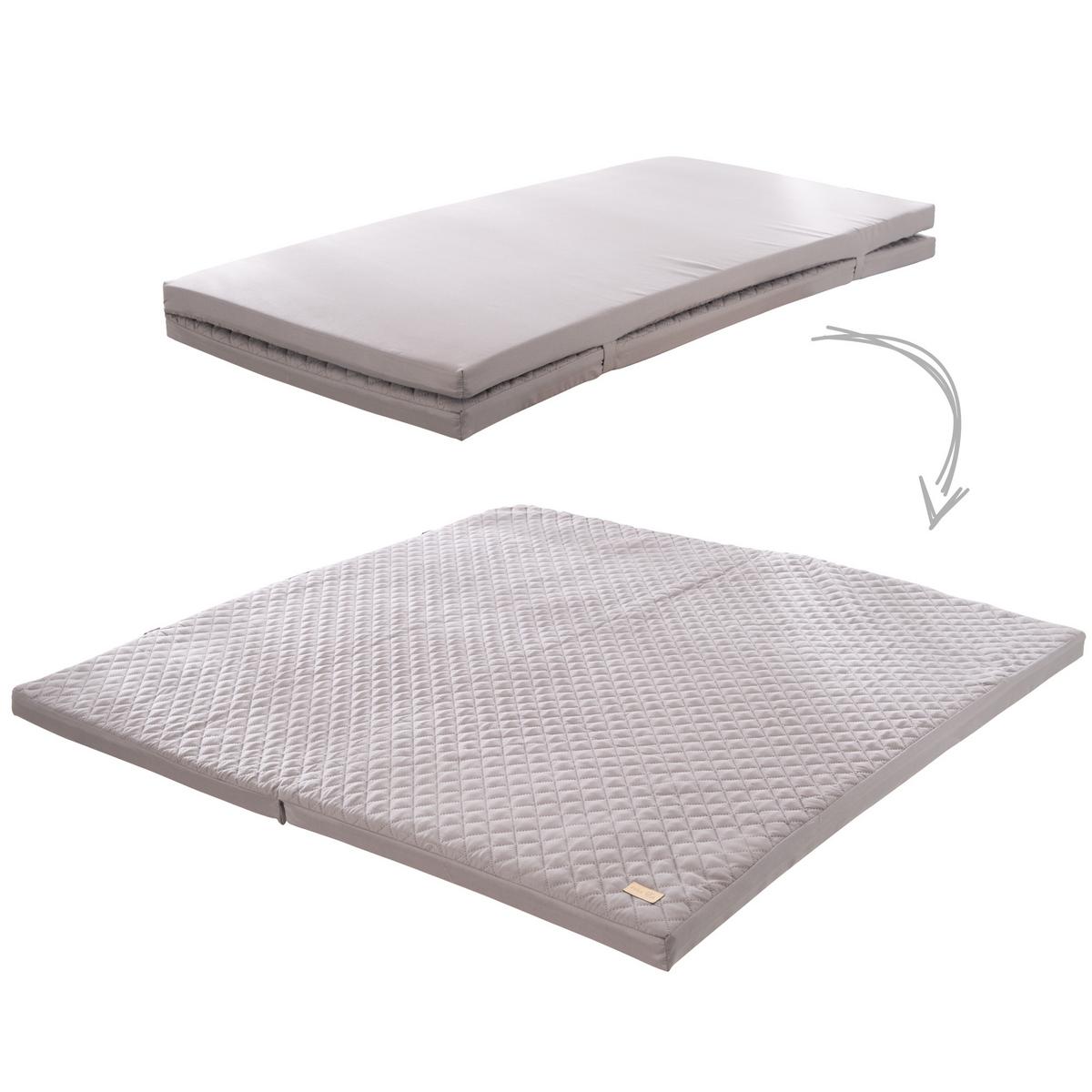 KRABBELMATRATZE Air Balance EASY 60 x 120 cm - Anthrazit, Textil (120/120cm) - Roba