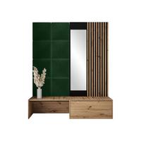 GARDEROBE Premium - Grün, Holzwerkstoff (172/205/42cm) - MIRJAN24